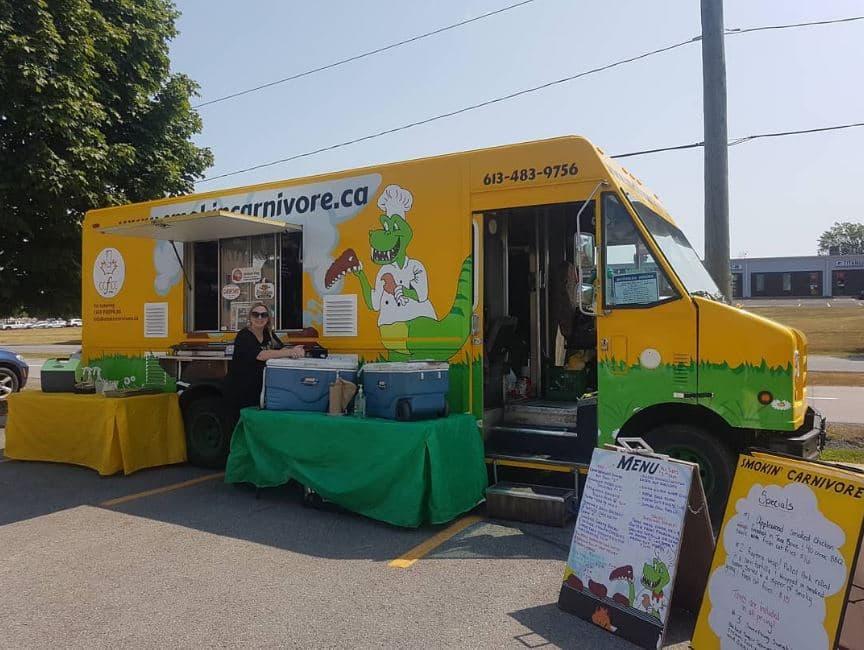 Food truck at an event