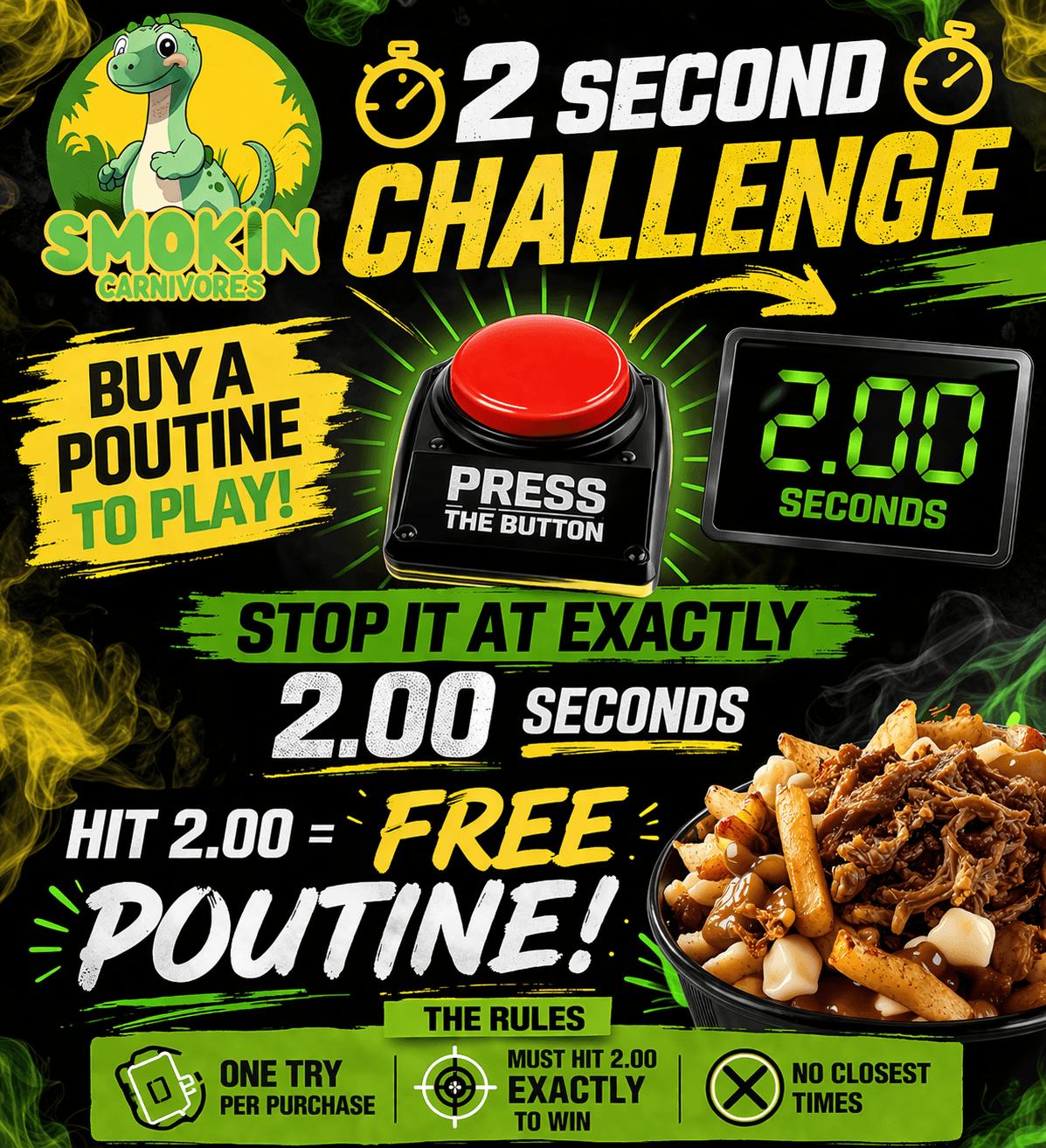 Smokin Carnivore promo poster